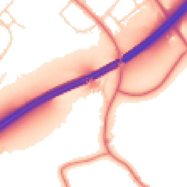 Daytime road noise heatmap for L31 1ES