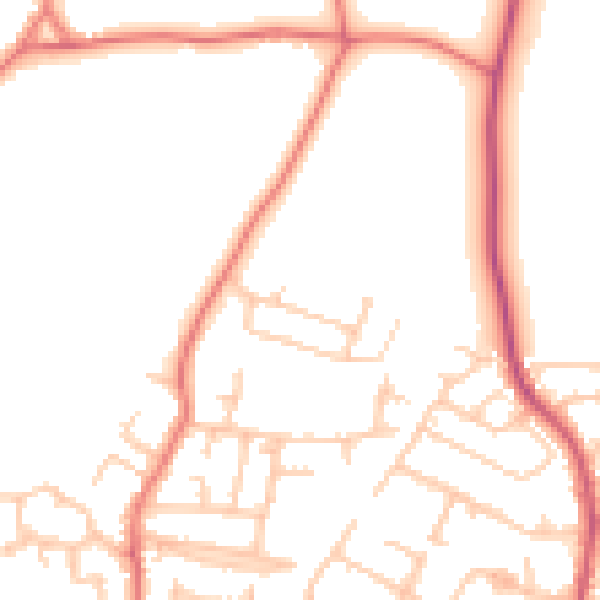 Daytime road noise heatmap for L31 1FA