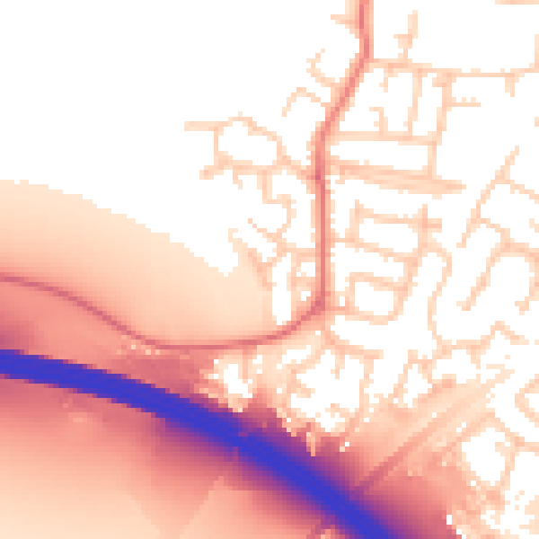 Daytime road noise heatmap for L31 1FB