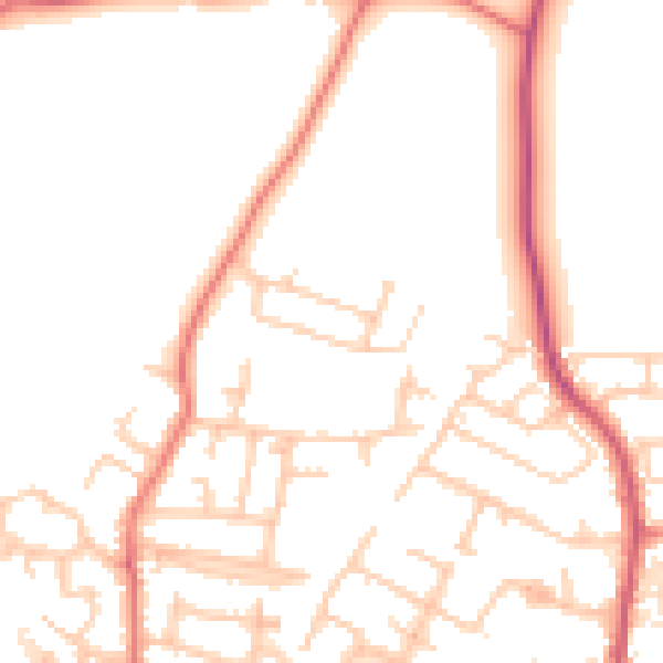 Daytime road noise heatmap for L31 1FF