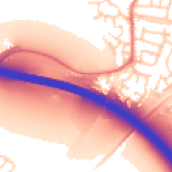 Daytime road noise heatmap for L31 1FQ