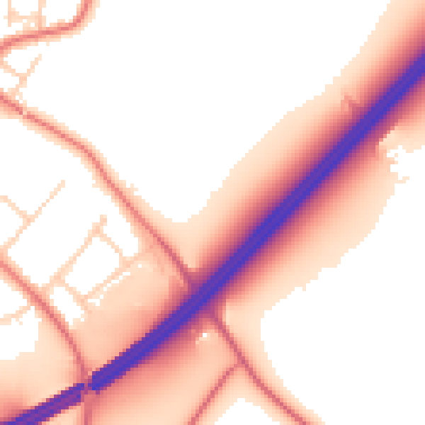 Daytime road noise heatmap for L31 1GE