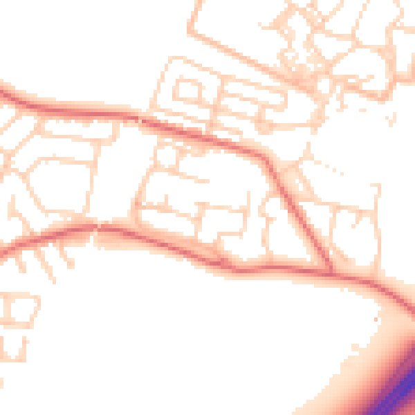 Daytime road noise heatmap for L31 1LS
