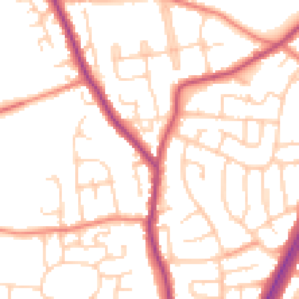 Daytime road noise heatmap for L31 2HD