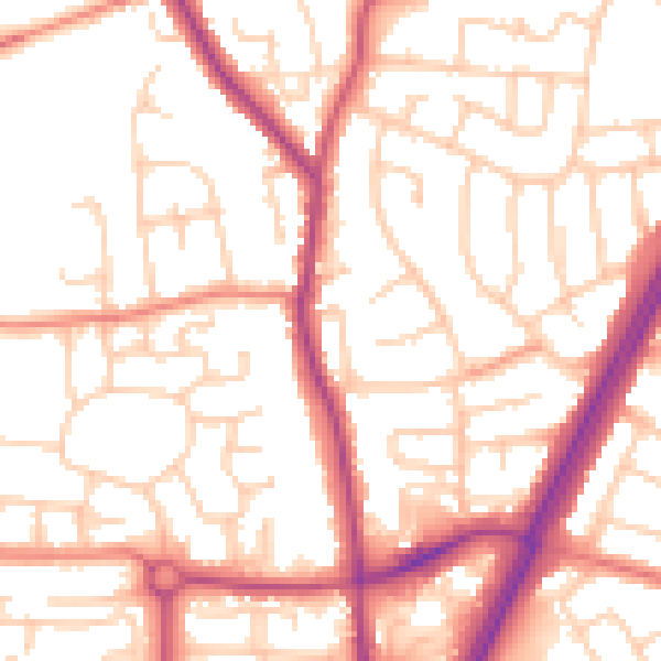 Daytime road noise heatmap for L31 2HS