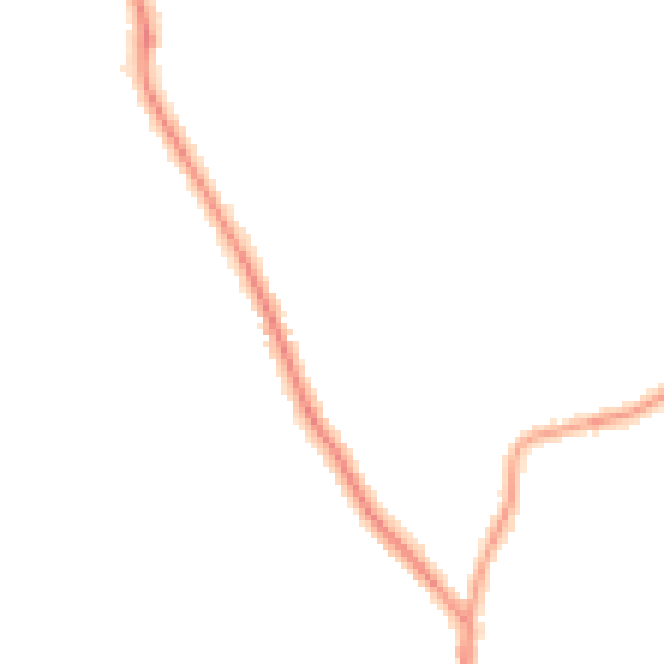 Night-time road noise heatmap for L31 2JT