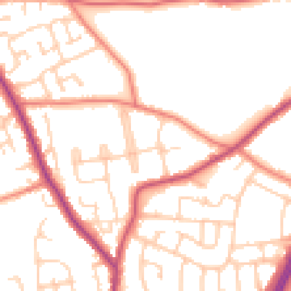 Daytime road noise heatmap for L31 2LD