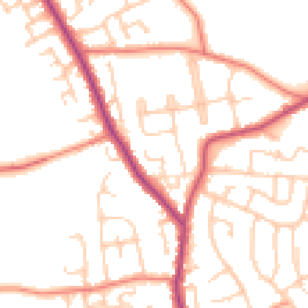 Daytime road noise heatmap for L31 2LR