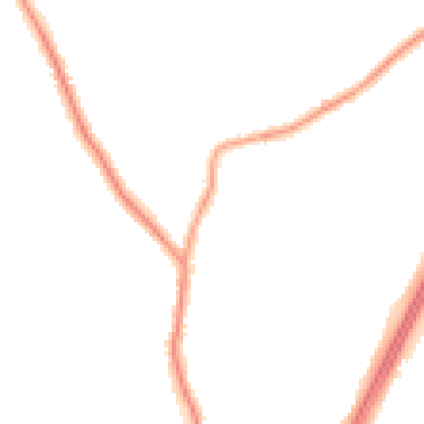 Night-time road noise heatmap for L31 2LZ