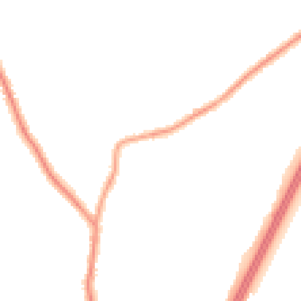 Night-time road noise heatmap for L31 2NA
