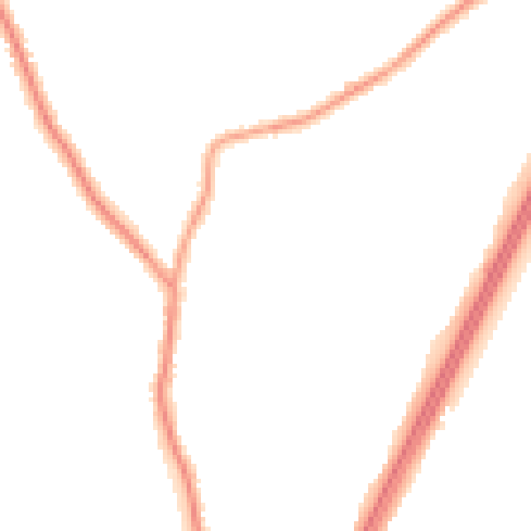 Night-time road noise heatmap for L31 2NQ