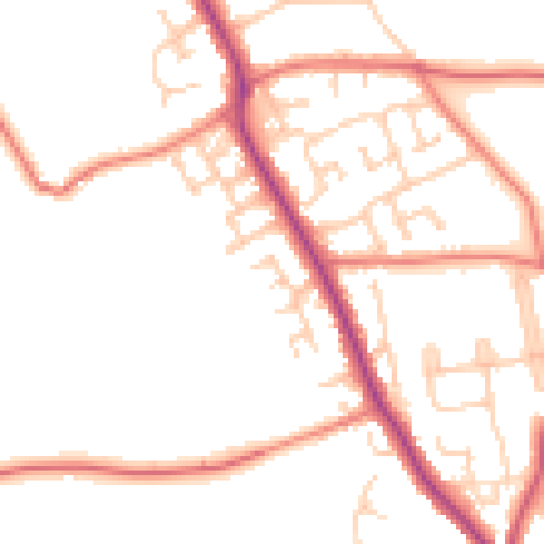 Daytime road noise heatmap for L31 2PT