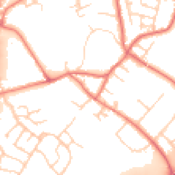 Daytime road noise heatmap for L31 3DA