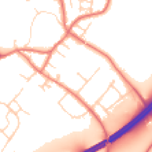 Daytime road noise heatmap for L31 3DR