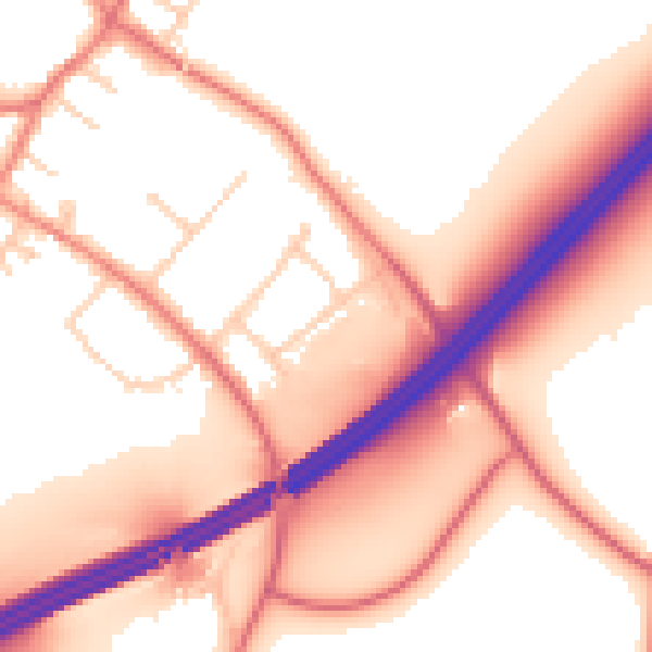 Daytime road noise heatmap for L31 3DX