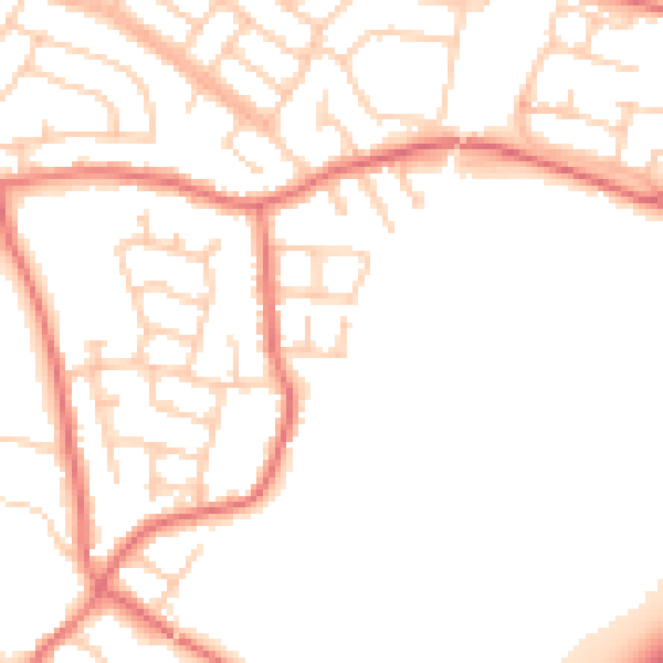 Daytime road noise heatmap for L31 3ET