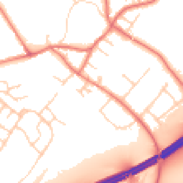 Daytime road noise heatmap for L31 3HP