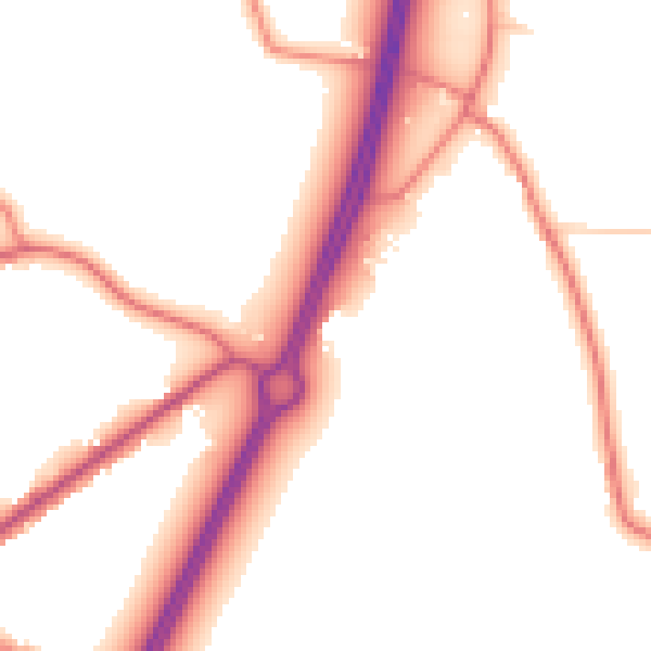 Daytime road noise heatmap for L31 4EH