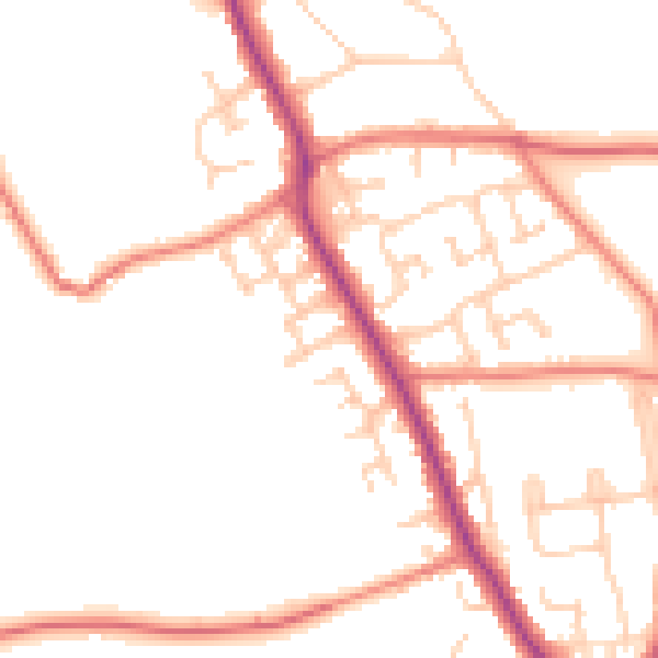 Daytime road noise heatmap for L31 4JS