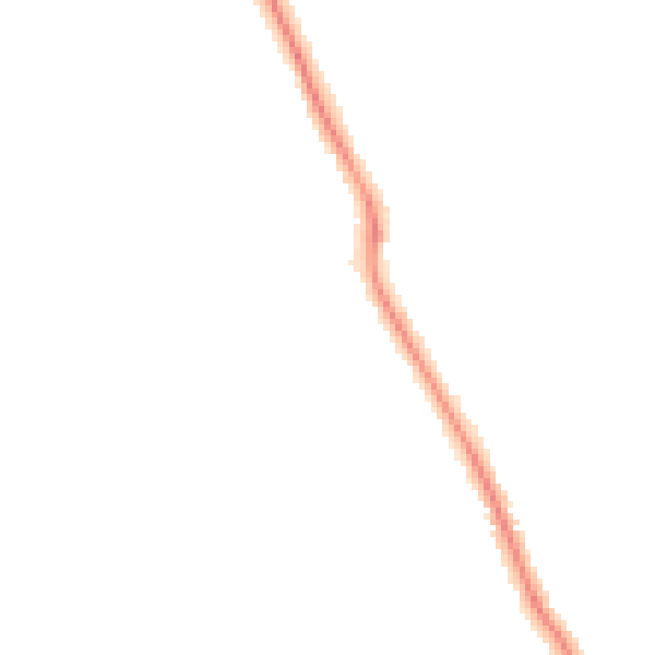 Night-time road noise heatmap for L31 4JU
