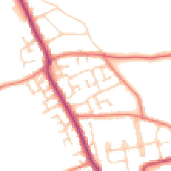 Daytime road noise heatmap for L31 4LA