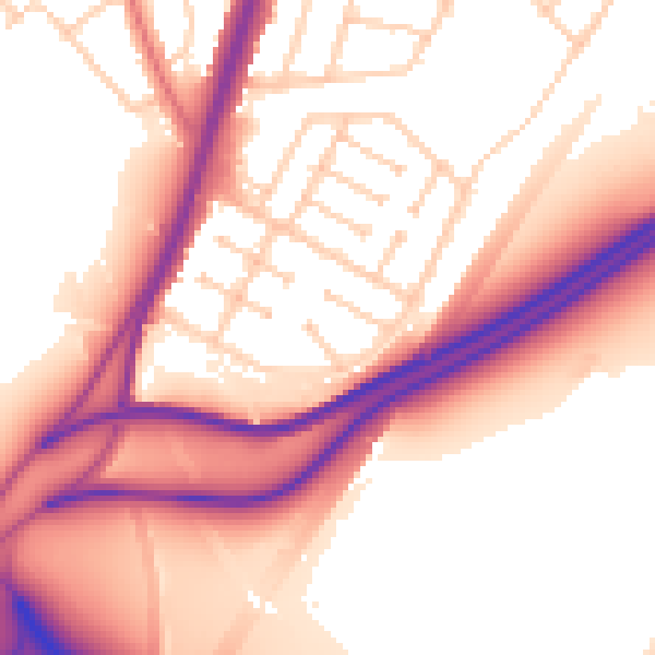 Daytime road noise heatmap for L31 5LS