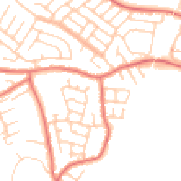 Daytime road noise heatmap for L31 6AN