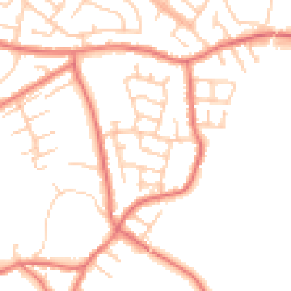 Daytime road noise heatmap for L31 6AR