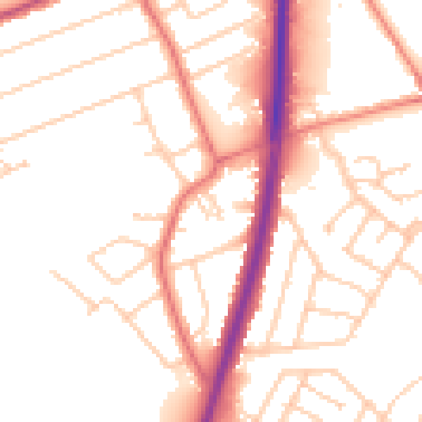 Daytime road noise heatmap for L31 7AL