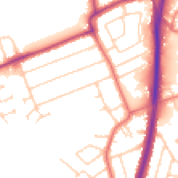 Daytime road noise heatmap for L31 7AT