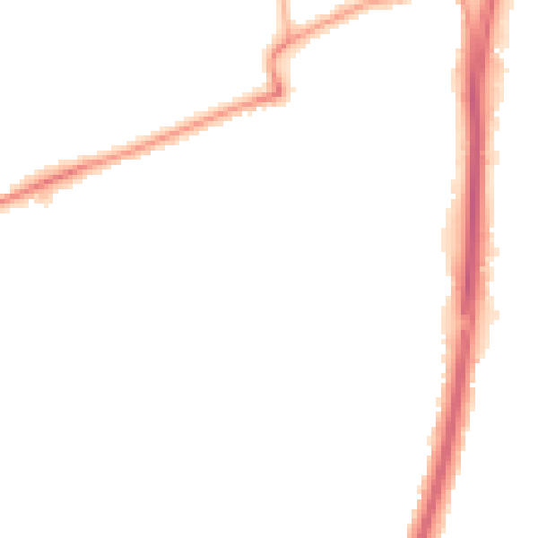 Night-time road noise heatmap for L31 7AT