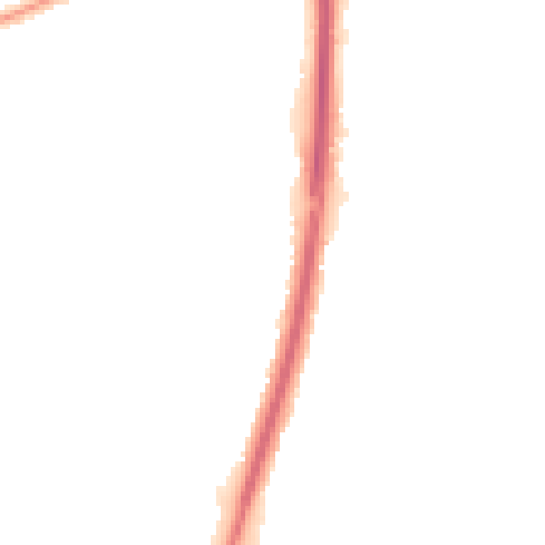 Night-time road noise heatmap for L31 7BD