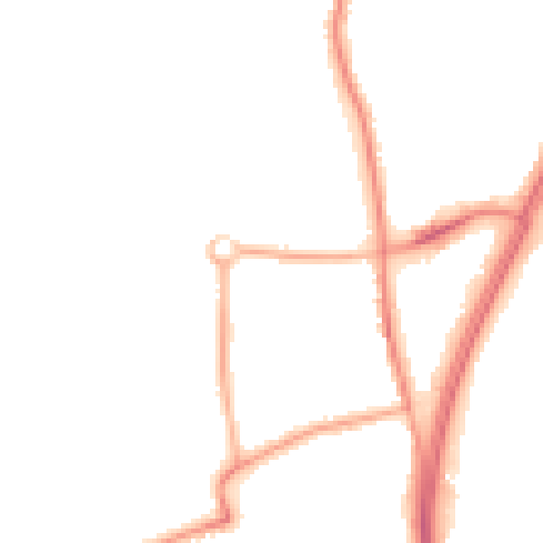 Night-time road noise heatmap for L31 7BT