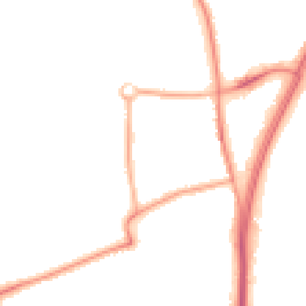 Night-time road noise heatmap for L31 7BX