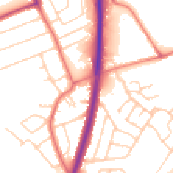 Daytime road noise heatmap for L31 7ER