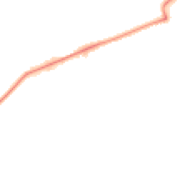 Night-time road noise heatmap for L31 8BA