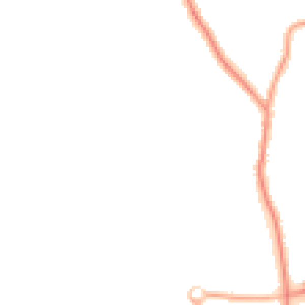 Night-time road noise heatmap for L31 8BB