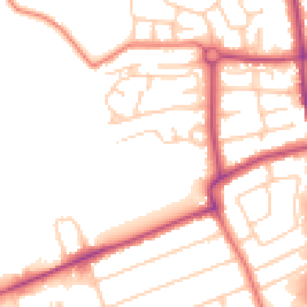 Daytime road noise heatmap for L31 8BL