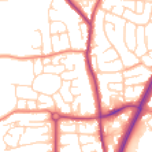 Daytime road noise heatmap for L31 8EA