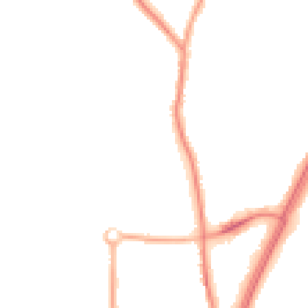 Night-time road noise heatmap for L31 8EA