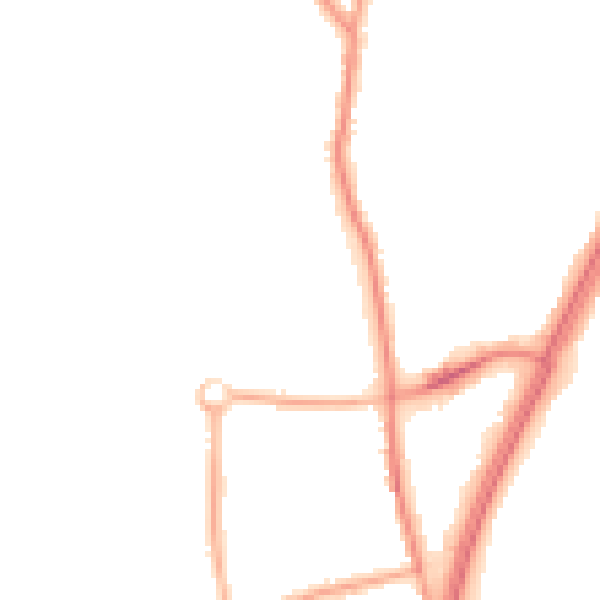 Night-time road noise heatmap for L31 8ED