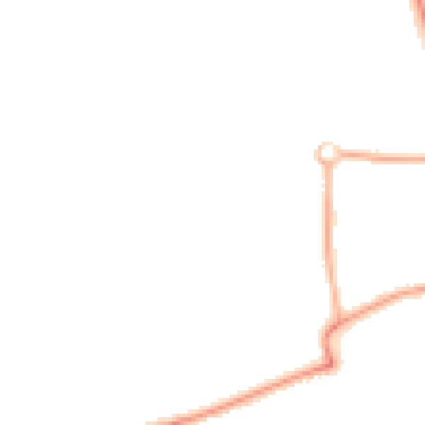 Night-time road noise heatmap for L31 8EL