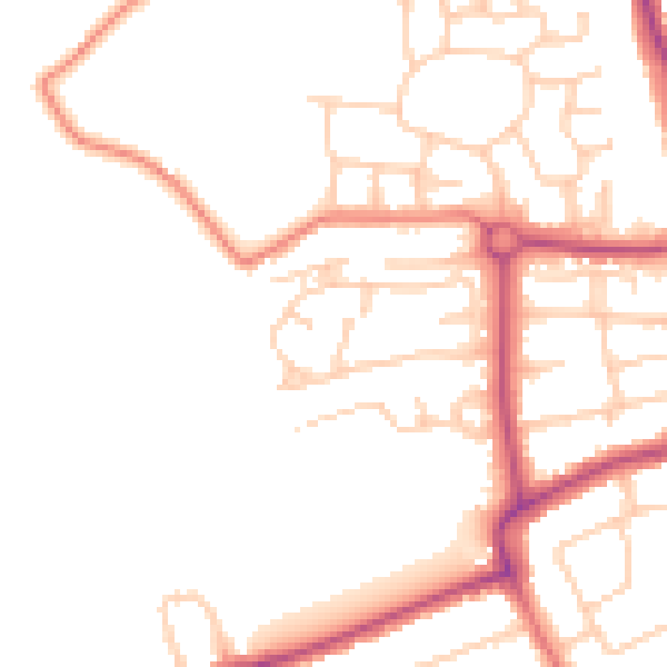 Daytime road noise heatmap for L31 8EN