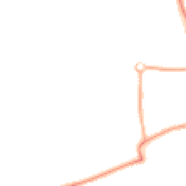 Night-time road noise heatmap for L31 8EN