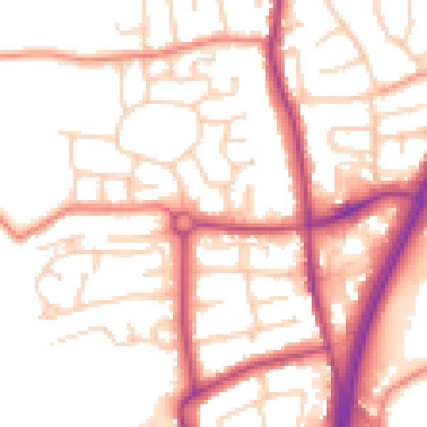 Daytime road noise heatmap for L31 8ER