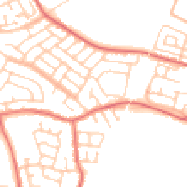 Daytime road noise heatmap for L31 9AL