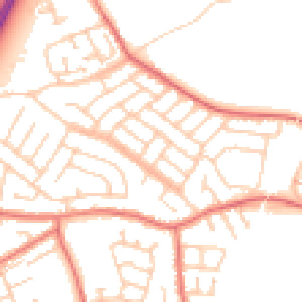 Daytime road noise heatmap for L31 9DY