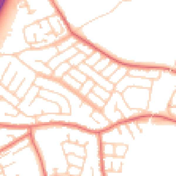 Daytime road noise heatmap for L31 9PG