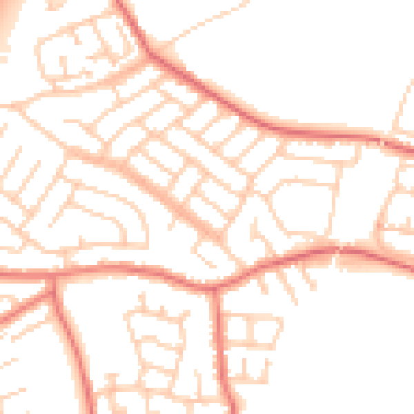 Daytime road noise heatmap for L31 9PQ