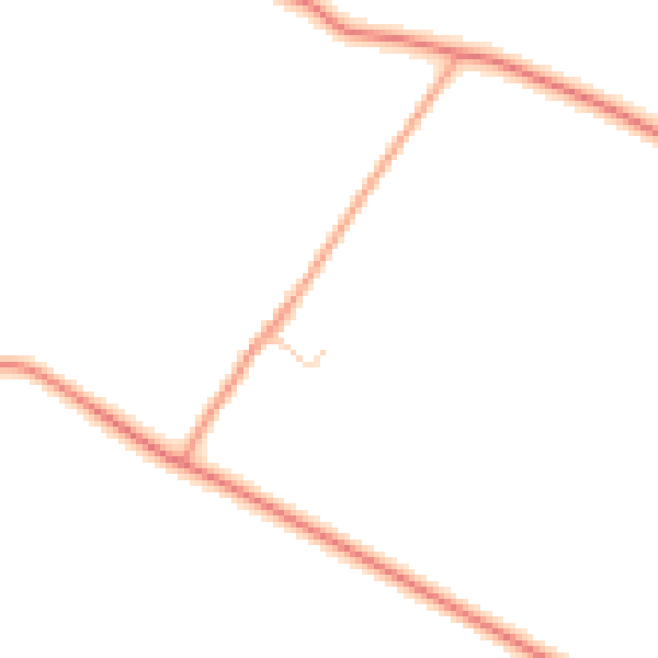 Daytime road noise heatmap for LE2 2EY
